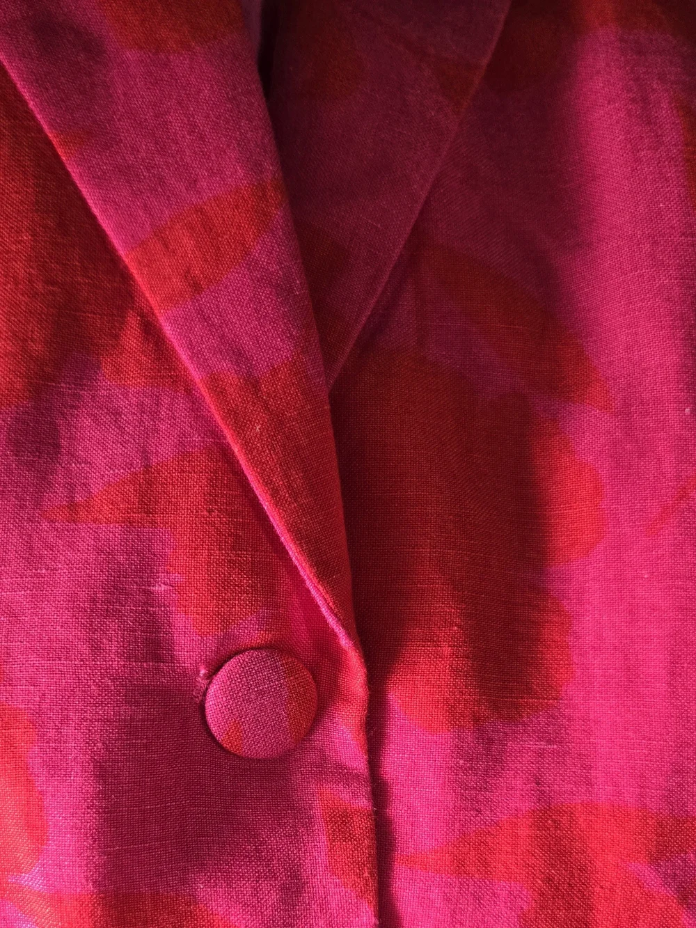 Kate Spade x Target Neon Pink Floral Linen Blend Blazer NWT